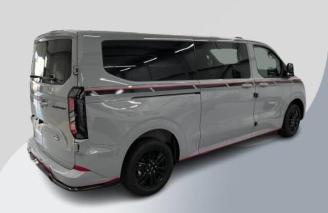 Ford TRANSIT CUSTOM 320 2.5 PHEV L2H1 Grey Platinum DC 233pk | Rijklaar | Ford Voorraad | Dubbele zijschuifdeur | Dual-zone automatische airconditioning | Privacy glass | Groot middenconsole | Trekhaakvoorbereiding | Centrale dubbele vergrendeling | Driver Assistent Pack Ult