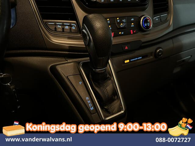 Ford TRANSIT CUSTOM 2.0 TDCI 131pk Automaat L2H1 Dubbele Cabine Euro6 Airco | 6-Zits | Camera | Navigatie | Apple Carplay Android Auto, Xenon, Cruisecontrol, Stoelverwarming, Verwarmde voorruit, Parkeersensoren, Achterklep
