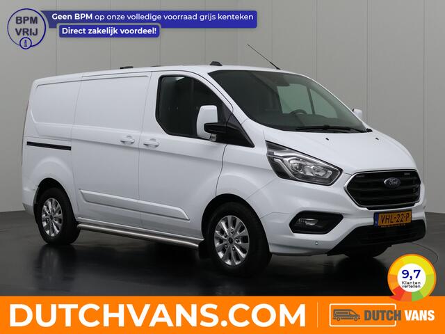 Ford TRANSIT CUSTOM 2.0TDCI 130PK Limited | 2xSchuifdeur | Kastinrichting | Navigatie | Airco | Cruise | Trekhaak | 3-Zits