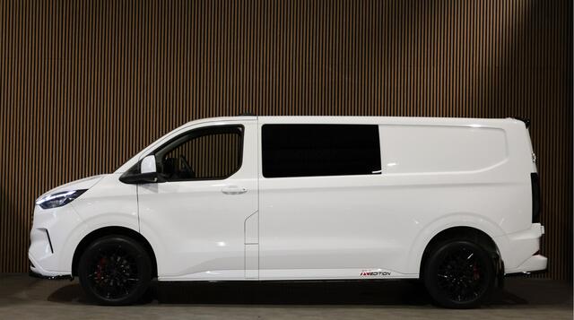 Ford TRANSIT CUSTOM 2.0 TDCI L2H1 DC | DUBBEL CABINE | CARPLAY | NAVIGATIE | CAMERA | PDC V+A | TREKHAAK | LEDEREN BEKLEDING | EURO 6 | BPM VRIJ | 6-ZITTER | DEALER ONDERHOUDEN