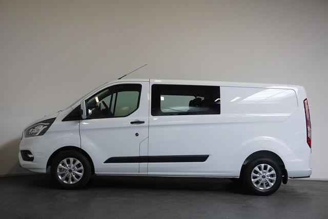 Ford TRANSIT CUSTOM 300 2.0 TDCI L2H1 Trend Dubbele Cabine Automaat 5p Airco Navigatie Bluetooth Trekhaak