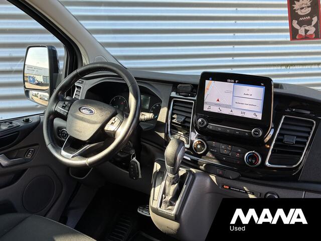 Ford TRANSIT CUSTOM 300 2.0 TDCI L1H1 Limited DC Automaat Trekhaak Camera Airco Stoelverwarming Voorruitverwarming