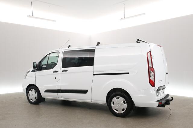 Ford TRANSIT CUSTOM 2.0 Ecoblue L2H1 | DC | 6 Zits | Aut. | Airco | Cruise | Camera | Trekhaak | Carplay | 2xSchuifdeur