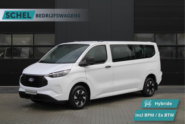 Ford TRANSIT CUSTOM 340 2.5 PHEV L2H1 Kombi Trend 9 zits - Trekhaak - LED - Stoel-stuurverwarming - Rijklaar