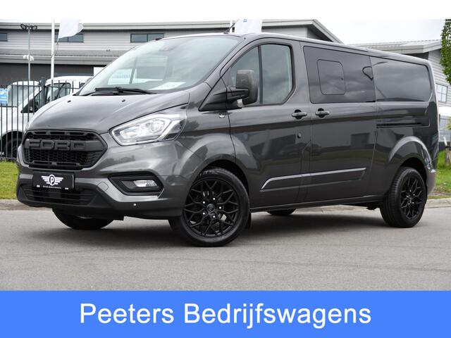Ford TRANSIT CUSTOM 300 2.0 TDCI L2H1 Limited DC PB Edition Cruise, Camera, Carplay, LED, 2 x Schuifdeur, Stoelverwarming, 170pk, Trekhaak, NAVI, Uniek!