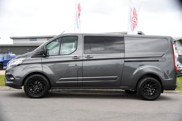 Ford TRANSIT CUSTOM 300 2.0 TDCI L2H1 Limited DC PB Edition Cruise, Camera, Carplay, LED, 2 x Schuifdeur, Stoelverwarming, 170pk, Trekhaak, NAVI, Uniek!