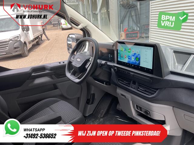 Ford TRANSIT CUSTOM E-Transit L2 330 km WLTP LED/ Standkachel/ Stoelverw./ Snellader/ 2.3t Trekverm./ Carplay/ Climate/ Camera/ PDC/ Cruise