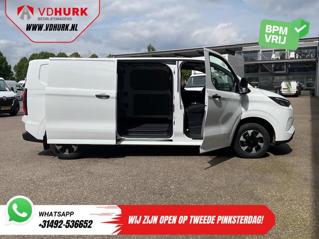Ford TRANSIT CUSTOM E-Transit L2 330 km WLTP LED/ Standkachel/ Stoelverw./ Snellader/ 2.3t Trekverm./ Carplay/ Climate/ Camera/ PDC/ Cruise