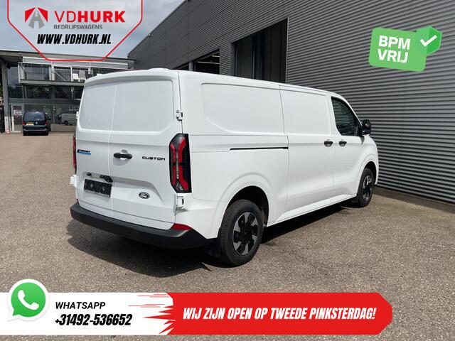 Ford TRANSIT CUSTOM E-Transit L2 330 km WLTP LED/ Standkachel/ Stoelverw./ Snellader/ 2.3t Trekverm./ Carplay/ Climate/ Camera/ PDC/ Cruise