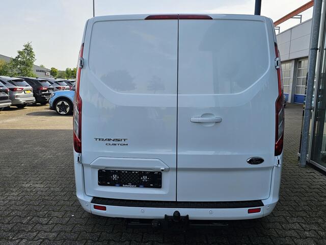 Ford TRANSIT CUSTOM 320 2.0 TDCI L2H1 Limited DC | 170pk Automaat | Dubbele Cabine | Trekkhaak | Dubbele Schuifdeur | Camare | Stoelverwarming