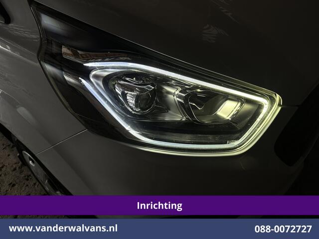 Ford TRANSIT CUSTOM 2.0 TDCI 131pk L2H1 Inrichting Euro6 Airco | LED | Cruisecontrol | Stoelverwarming Verwarmde voorruit, Parkeersensoren, Bijrijdersbank, 2800kg trekvermogen
