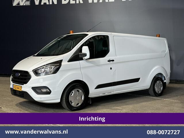 Ford TRANSIT CUSTOM 2.0 TDCI 131pk L2H1 Inrichting Euro6 Airco | LED | Cruisecontrol | Stoelverwarming Verwarmde voorruit, Parkeersensoren, Bijrijdersbank, 2800kg trekvermogen