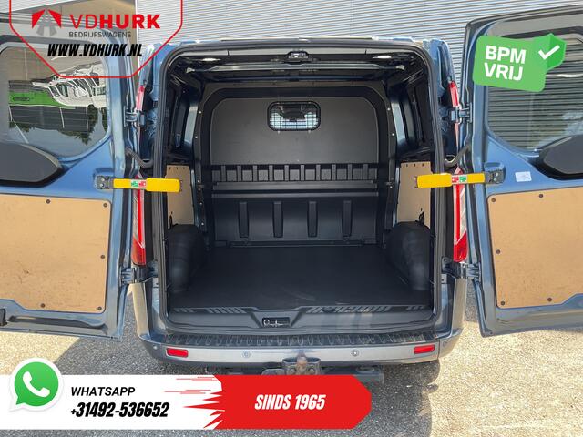 Ford TRANSIT CUSTOM 2.0 TDCI 170 pk Aut. DC Dubbel Cabine 2xSchuifdeur/ Carplay/ Stoelverw./ Navi/ Airco/ Camera/ Cruise/ 16"LMV/ PDC/ Trekhaak