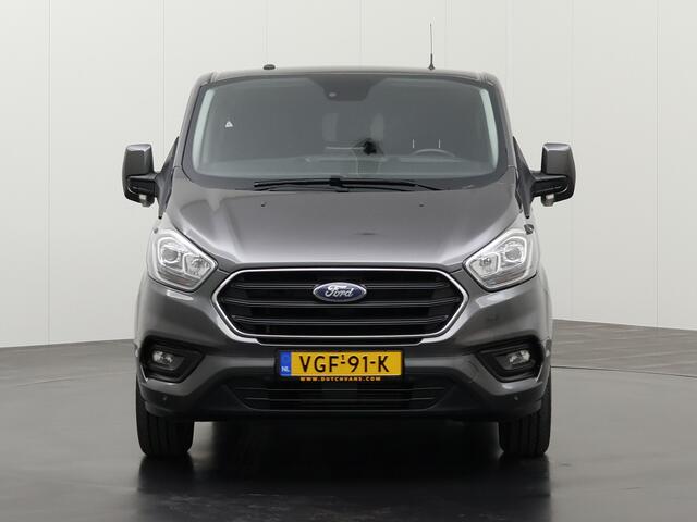 Ford TRANSIT CUSTOM 2.0TDCI 170PK Dubbele Cabine Limited | 2xSchuifdeur | 2800Kg Trekhaak | Navigatie | Multimedia | Airco | Cruise