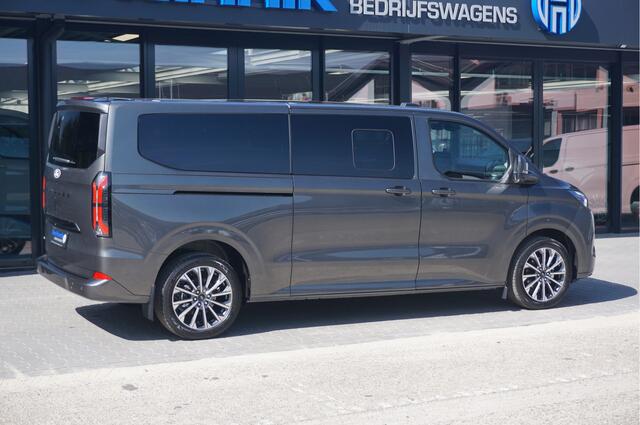 Ford TRANSIT CUSTOM Tourneo 340L 2.5 PHEV 233PK Dubbel Cabine PRIJS INCL. BPM Leder, 19" LM, B&O, Elek. Schuifeur, Pano, Trekhaak!! NR. TR7