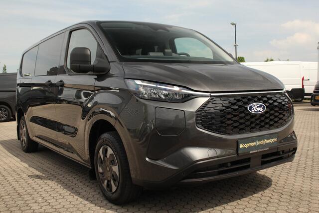 Ford TRANSIT CUSTOM E-Transit 320 L2H1 Trend 71kWh 218pk DC Automaat | Trekgewicht 2300kg | L+R Zijdeur | Keyless | Carplay/Android | Stoel+Stuurvwer. | Lease 771,- p/m