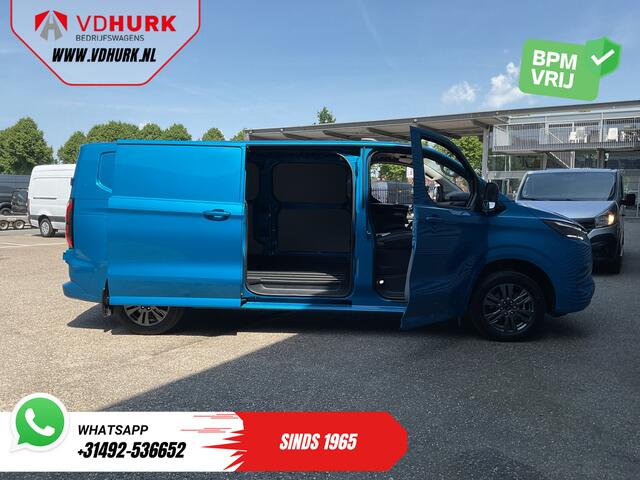 Ford TRANSIT CUSTOM E-Transit 218 pk 330 km WLTP L2 Limited B&O/ Adapt.Cruise/ Elek.Trekhaak/ Standkachel/ Stoelverw./ Stuurverw./ Carplay/ Navi/ 360.Camera/ Climate