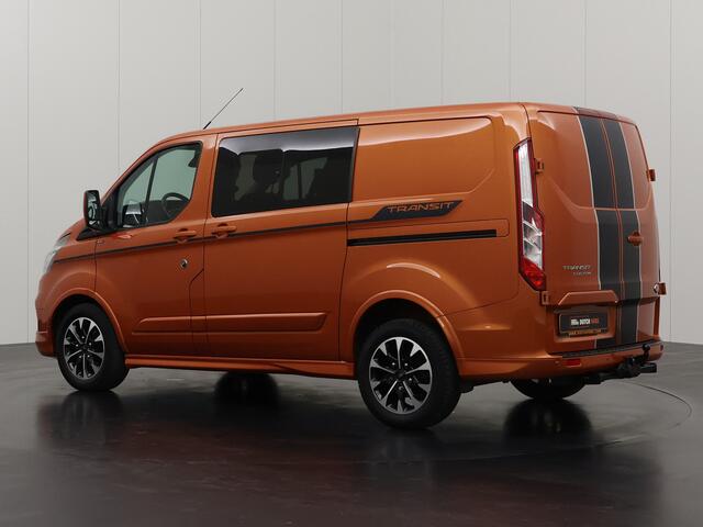 Ford TRANSIT CUSTOM 2.0TDCi 170PK Automaat Dubbele Cabine | Leder | 2xSchuifdeur | Navigatie | Camera | Trekhaak