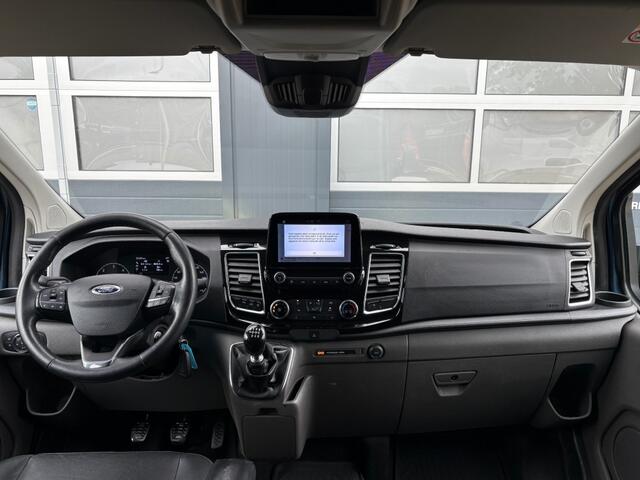 Ford TRANSIT CUSTOM Sport 2.0 TDCI 185PK Lang Dubbelcabine/ 2x schuifdeur / LED / Stoelverwarming / Navi / Carplay / Cruise / Airco / Camera / PDC /