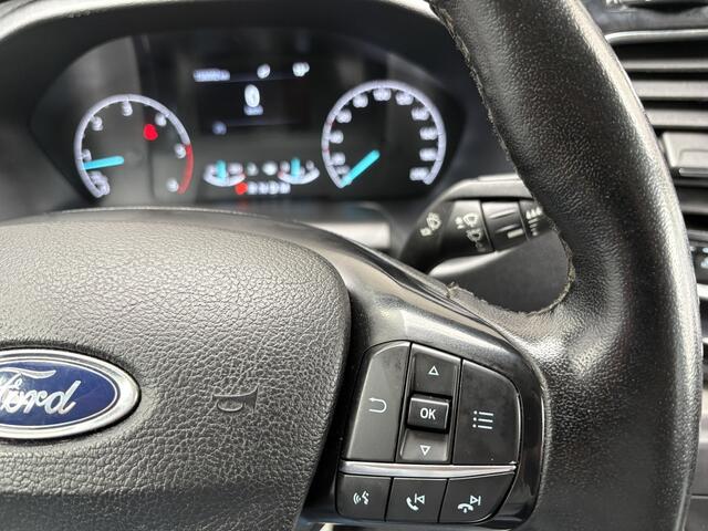 Ford TRANSIT CUSTOM 320 2.0 TDCI L2H1 Platinum Edition DC Automaat Achteruitrijcamera - Parkeersensoren - Navigatie - Airco - Dodehoek detector - Cruise control - Licht metalen velgen 16 inch - Lederen bekleding - Radio - Bluetooth - Dubbele cabine - Tussens - Mistlampen voo