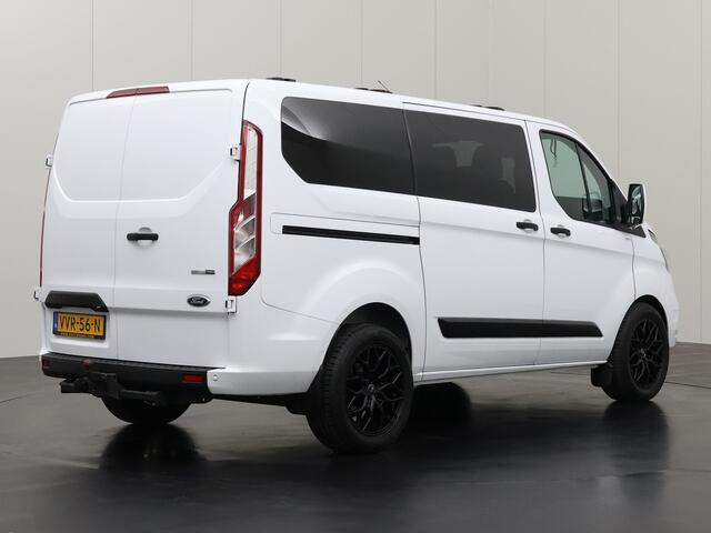 Ford TRANSIT CUSTOM 2.0TDCI 130PK Dubbele Cabine | 6-Persoons | Navigatie | Camera | Airco | Cruise | Trekhaak