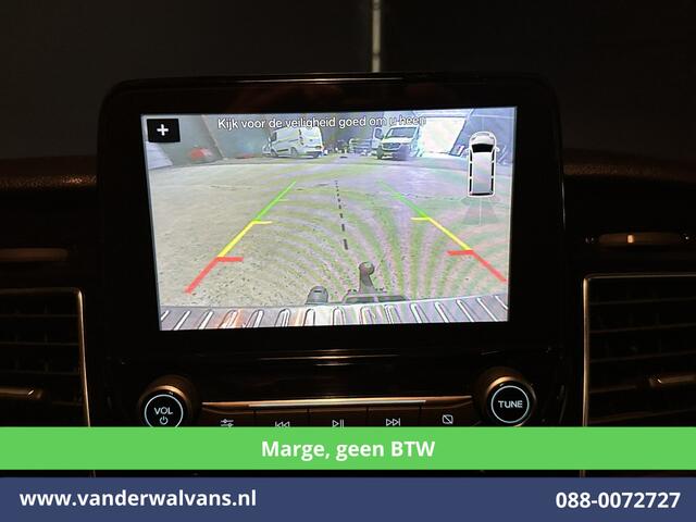 Ford TRANSIT CUSTOM 2.0 TDCI **MARGE, Geen BTW** 170pk L2H1 Dubbele Cabine Euro6 Airco | 5-Zits | 2x Zijdeur | Camera | Apple Carplay | Navigatie | 2800kg Trekhaak Android Auto, Cruisecontrol, LED, LM velgen, Parkeersensoren, Sidebars, Verwarmde Voorruit, Stoelverwarming, Da