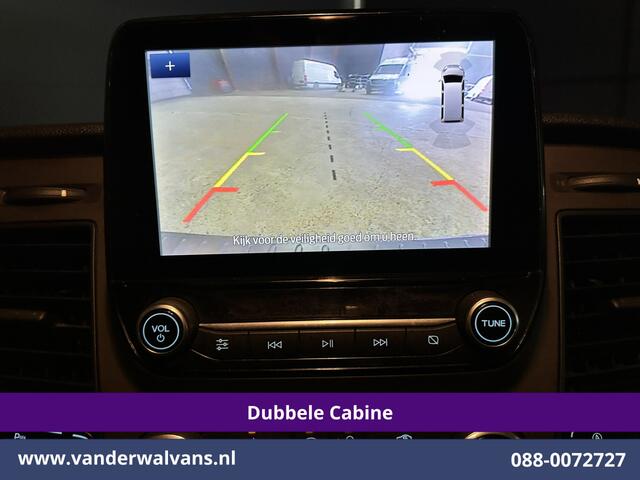 Ford TRANSIT CUSTOM 2.0 TDCI 170pk L2H1 Dubbele Cabine Euro6 Airco | 5-zits | Camera | Xenon | Navigatie | Cruisecontrol Android Auto, Parkeersensoren, Stoelverwarming, Verwarmde Voorruit, 2800kg trekvermogen