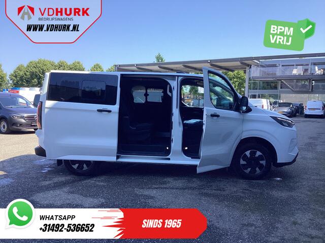 Ford TRANSIT CUSTOM E-Transit Kombi Trend 71kWh 360 km WLTP LED/Standkachel/ Stoelverw./ Stuurverw./ Carplay/ 9 P/ 9 Persoons/ Climate/ Camera/ PDC/ Cruise