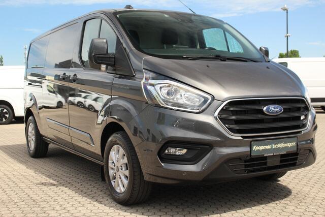 Ford TRANSIT CUSTOM 300 2.0TDCI 130pk L2H1 Limited | Camera | Cruise | Trekhaak | Carplay/Android | Lease 396,- p/m