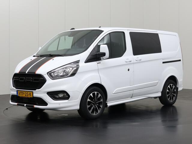 Ford TRANSIT CUSTOM 2.0TDCI 170PK Sport Automaat Dubbele Cabine | 2xSchuifdeur | Leder | Navigatie | Camera | Trekhaak