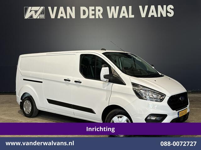 Ford TRANSIT CUSTOM 2.0 TDCI 130pk L2H1 inrichting Euro6 Airco | Camera | LED | 2800 Trekhaak | Apple Carplay Cruisecontrol, Android Auto, Verwarmde Voorruit, Parkeersensoren, Bijrijdersbank