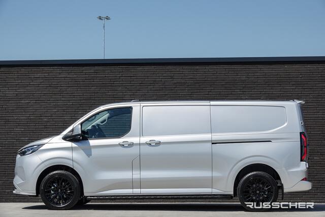 Ford TRANSIT CUSTOM E-Transit L2H1 218Pk Aut. | Elektrisch | Limited 340 | 2xSchuifdeur | Spoilerpack | 360° Camera | 19'' | Moondust Silver