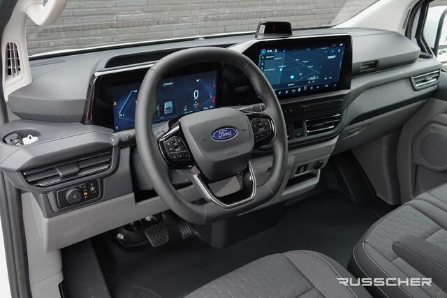 Ford TRANSIT CUSTOM E-Transit L2H1 218Pk Aut. | Elektrisch | Limited 340 | 2xSchuifdeur | 360° Camera | 17'' | Frozen White