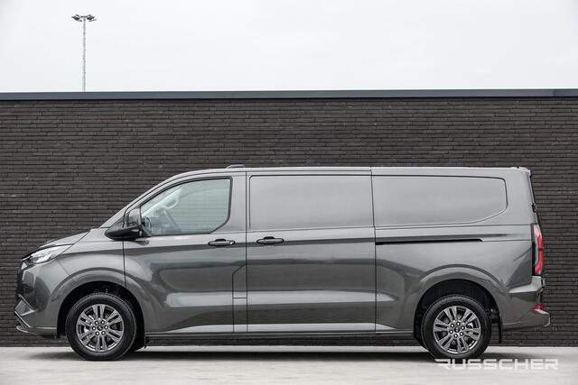 Ford TRANSIT CUSTOM E-Transit L2H1 218Pk Aut. | Elektrisch | Limited 340 | 2xSchuifdeur | 360° Camera | 17'' | Magnetic Grey