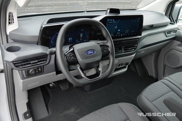 Ford TRANSIT CUSTOM E-Transit L2H1 218Pk Aut. | Elektrisch | Limited 340 | 2xSchuifdeur | 360° Camera | 17'' | Grey Matter