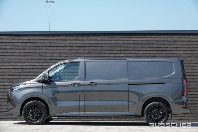 Ford TRANSIT CUSTOM E-Transit L2H1 218Pk Aut. | Elektrisch | Limited 340 | 2xSchuifdeur | Spoilerpack | 360° Camera | 19'' | Magnetic Grey
