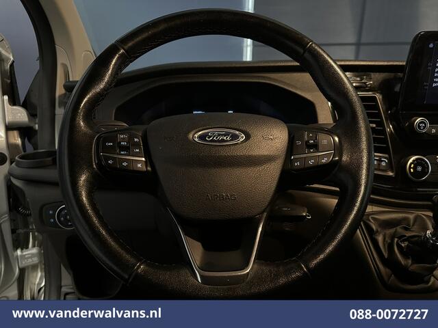 Ford TRANSIT CUSTOM 2.0 TDCI 170pk L1H1 Euro6 Airco | Camera | LED | Apple Carplay | Cruisecontrol | Raptor grill | Leder Android Auto, LM velgen, Verwarmde voorruit, Parkeersensoren, Bijrijdersbank