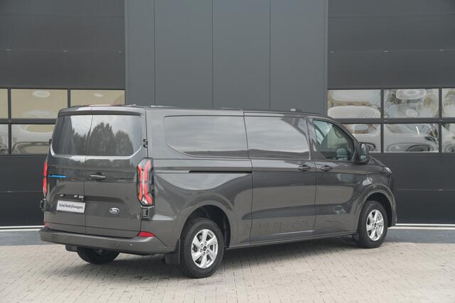 Ford TRANSIT CUSTOM E-Transit 320 L2H1 Limited 71 kWh 218pk - 1+1 stoel - Stoelverwarming - Carplay - Camera - LED - Rijklaar
