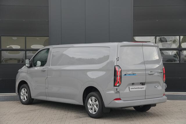 Ford TRANSIT CUSTOM E-Transit 320 L2H1 Limited 71 kWh 218pk - Elek Trekhaak - LED - Carplay - Stoelverwarming - Keyless - Cruise - Rijklaar
