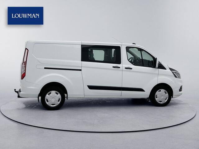 Ford TRANSIT CUSTOM 320 2.0 TDCI L2H1 Limited DC 130pk Automaat Navigatie Dubbele cabine Stoelverwarming Trekhaak Cruise control Airco Euro 6