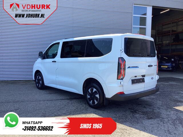 Ford TRANSIT CUSTOM E-Transit Kombi Trend 71kWh 360 km WLTP LED/Standkachel/ Stoelverw./ Stuurverw./ Carplay/ 9 P/ 9 Persoons/ Climate/ Camera/ PDC/ Cruise
