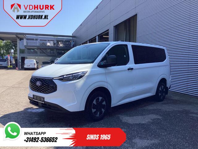 Ford TRANSIT CUSTOM E-Transit Kombi Trend 71kWh 360 km WLTP LED/Standkachel/ Stoelverw./ Stuurverw./ Carplay/ 9 P/ 9 Persoons/ Climate/ Camera/ PDC/ Cruise