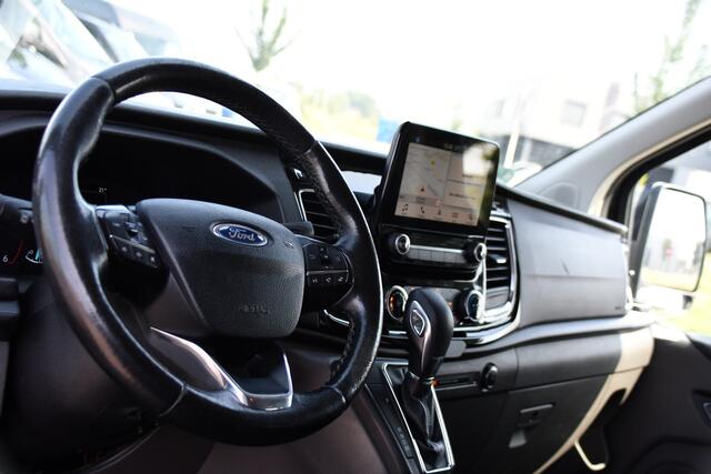 Ford TRANSIT CUSTOM 310 2.0 TDCI L1H1 Sport DC Camera, Cruise, Carplay, 170pk, LED, 2 x Schuifdeur, Trekhaak, Leder, Stoelverwarming,