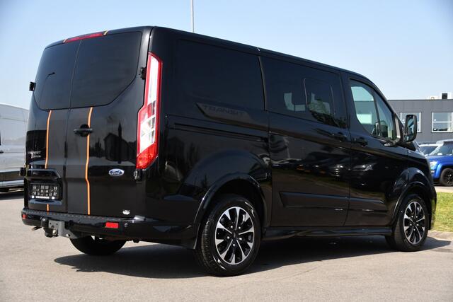 Ford TRANSIT CUSTOM 310 2.0 TDCI L1H1 Sport DC Camera, Cruise, Carplay, 170pk, LED, 2 x Schuifdeur, Trekhaak, Leder, Stoelverwarming,