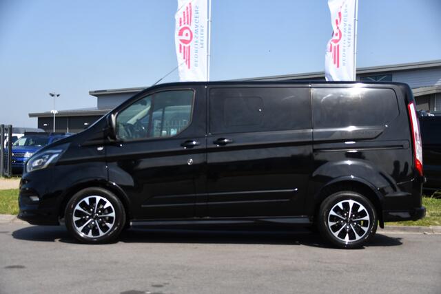 Ford TRANSIT CUSTOM 310 2.0 TDCI L1H1 Sport DC Camera, Cruise, Carplay, 170pk, LED, 2 x Schuifdeur, Trekhaak, Leder, Stoelverwarming,