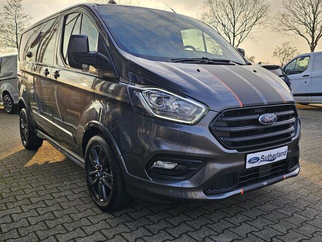 Ford TRANSIT CUSTOM 320 2.0 TDCI L1H1 Sport | 185pk Automaat| BELLEN VOOR BEZICHTIGING! | Achteruitrijcamera | Stoel + Voorruit verwarming | 3 zits | Verlengde Fabrieksgarantie t/m 02/2027