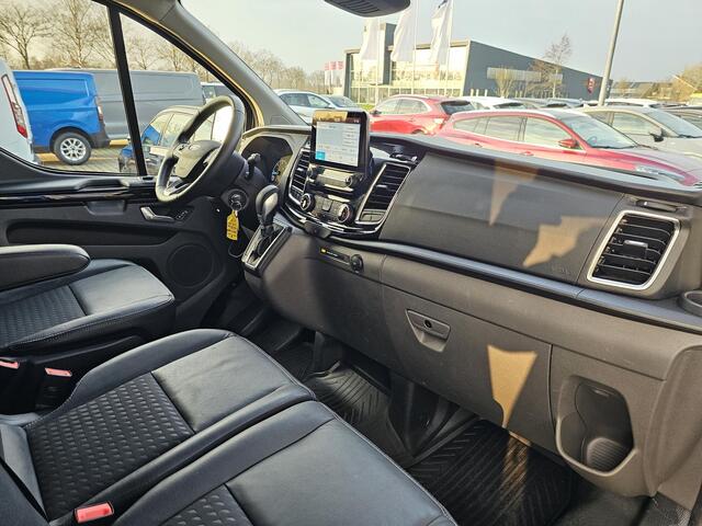 Ford TRANSIT CUSTOM 320 2.0 TDCI L1H1 Sport | 185pk Automaat| BELLEN VOOR BEZICHTIGING! | Achteruitrijcamera | Stoel + Voorruit verwarming | 3 zits | Verlengde Fabrieksgarantie t/m 02/2027