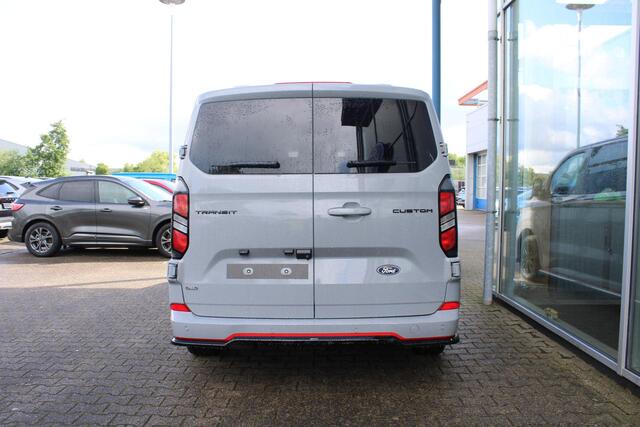 Ford TRANSIT CUSTOM 320 2.5 PHEV L2H1 Grey Platinum DC | Ruime Voorraad! | Dubbele Cabine Of Gesloten Bestel | Rijklaar | Ford Voorraad | Dubbele zijschuifdeur | Dual-zone automatische airconditioning | Privacy glass | Groot middenconsole | Trekhaakvoorbereiding | Centrale d