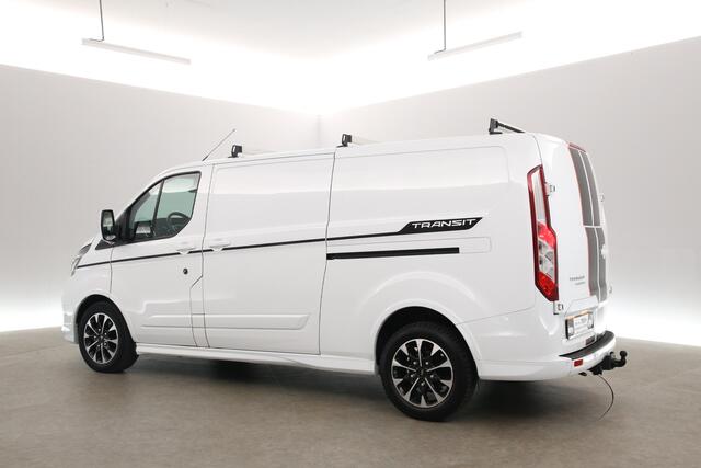 Ford TRANSIT CUSTOM 2.0 TDCI L1H1 Sport 185PK | Automaat | Airco | Cruise | Camera | Carplay | 3 Zits | 2xSchuifdeur | Trekhaak