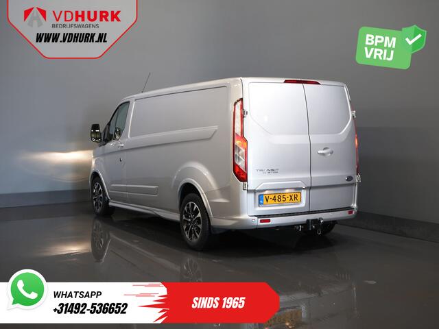 Ford TRANSIT CUSTOM Sport 2.0 TDCI Aut. 170 pk L2 DB-Riem VV/ Carplay/ Alarm III/ Stoelverw./ Navi/ Airco/ Camera/ Cruise/ PDC/ Trekhaak